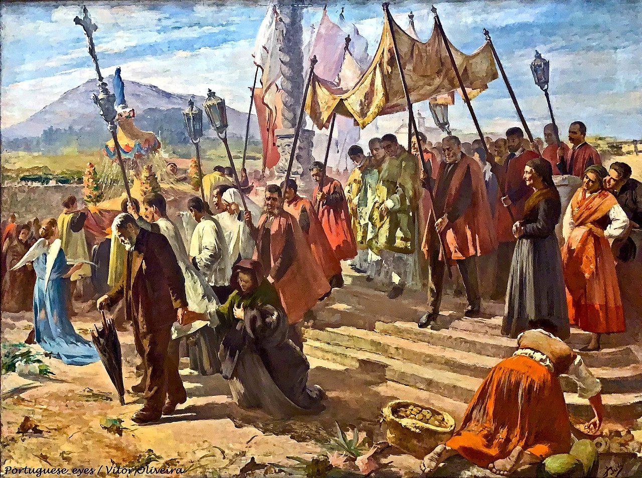 La processione - Museu de José Malhoa